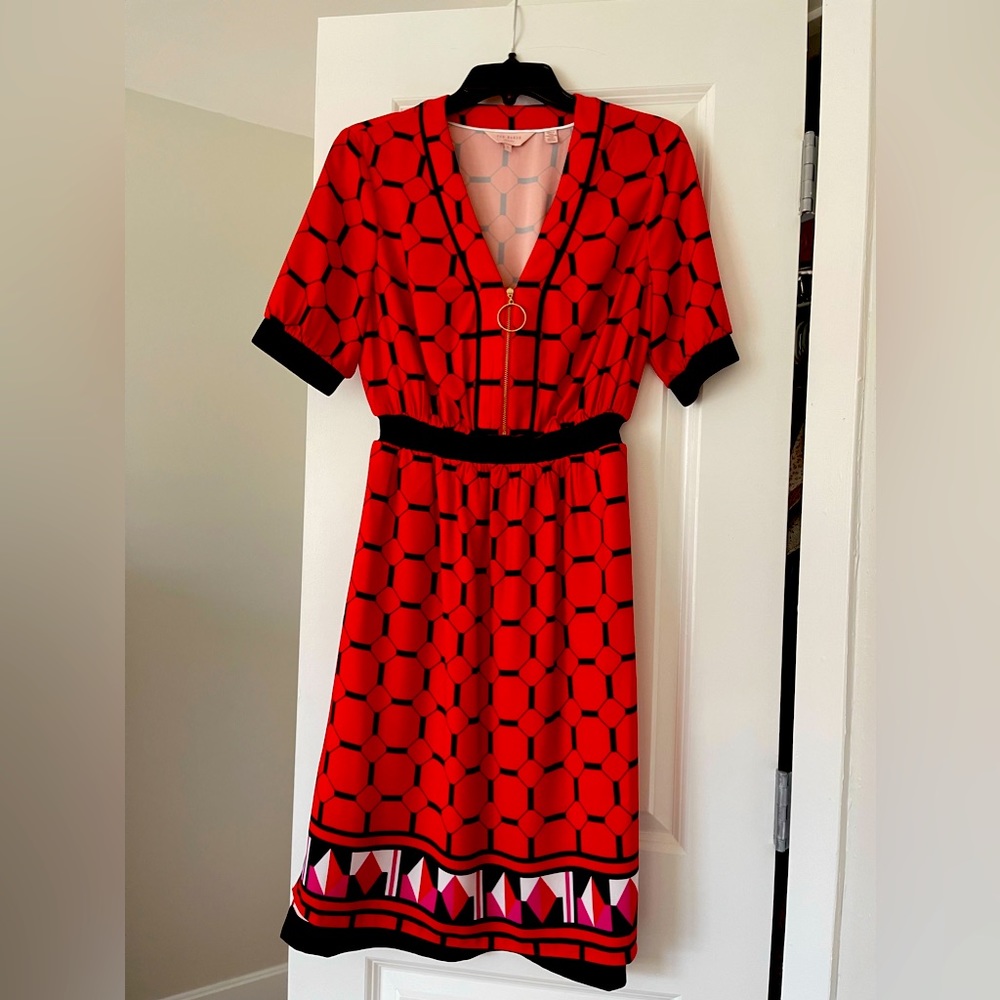 Fun and flirty Ted Baker dress  is assertive yet sweet.